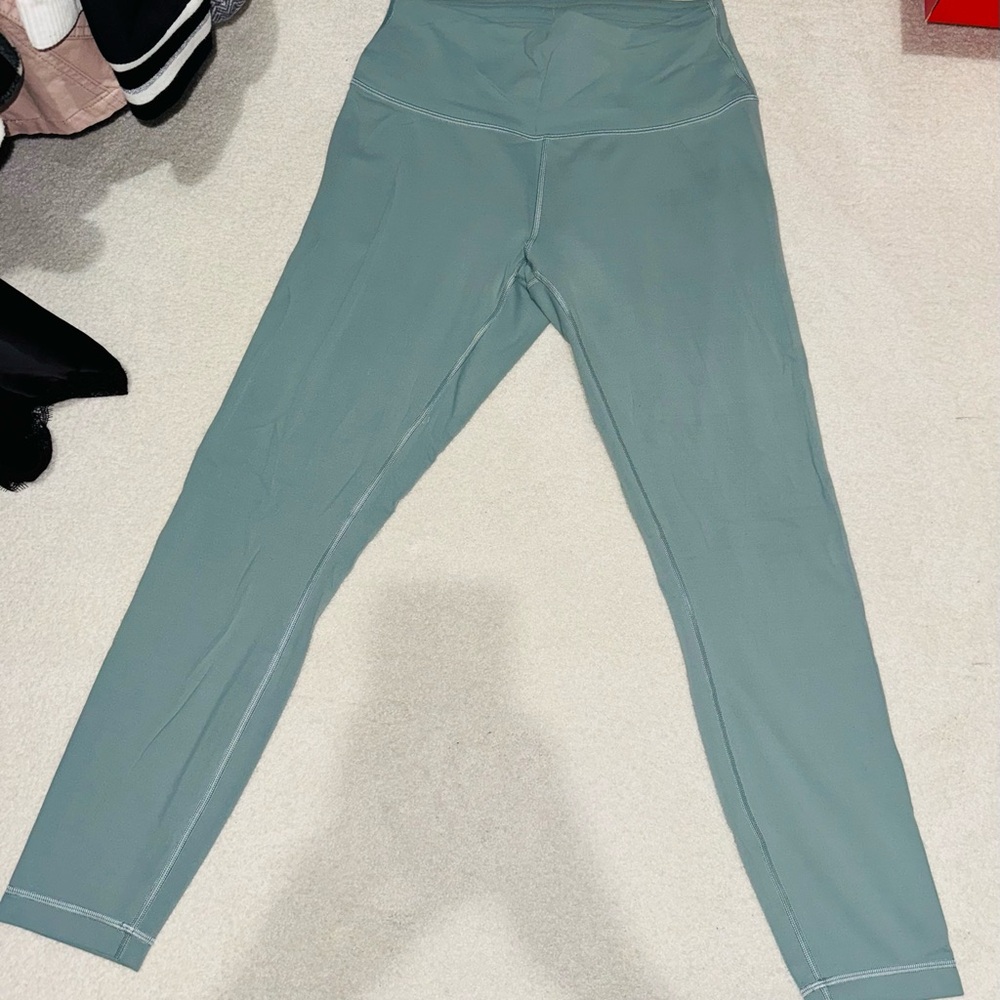 Lululemon Wunder train Green Leggings